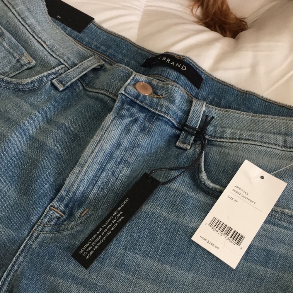 New J Brand Destruct Denim Shorts, 27. Offers ok! - Picture 3 of 5
